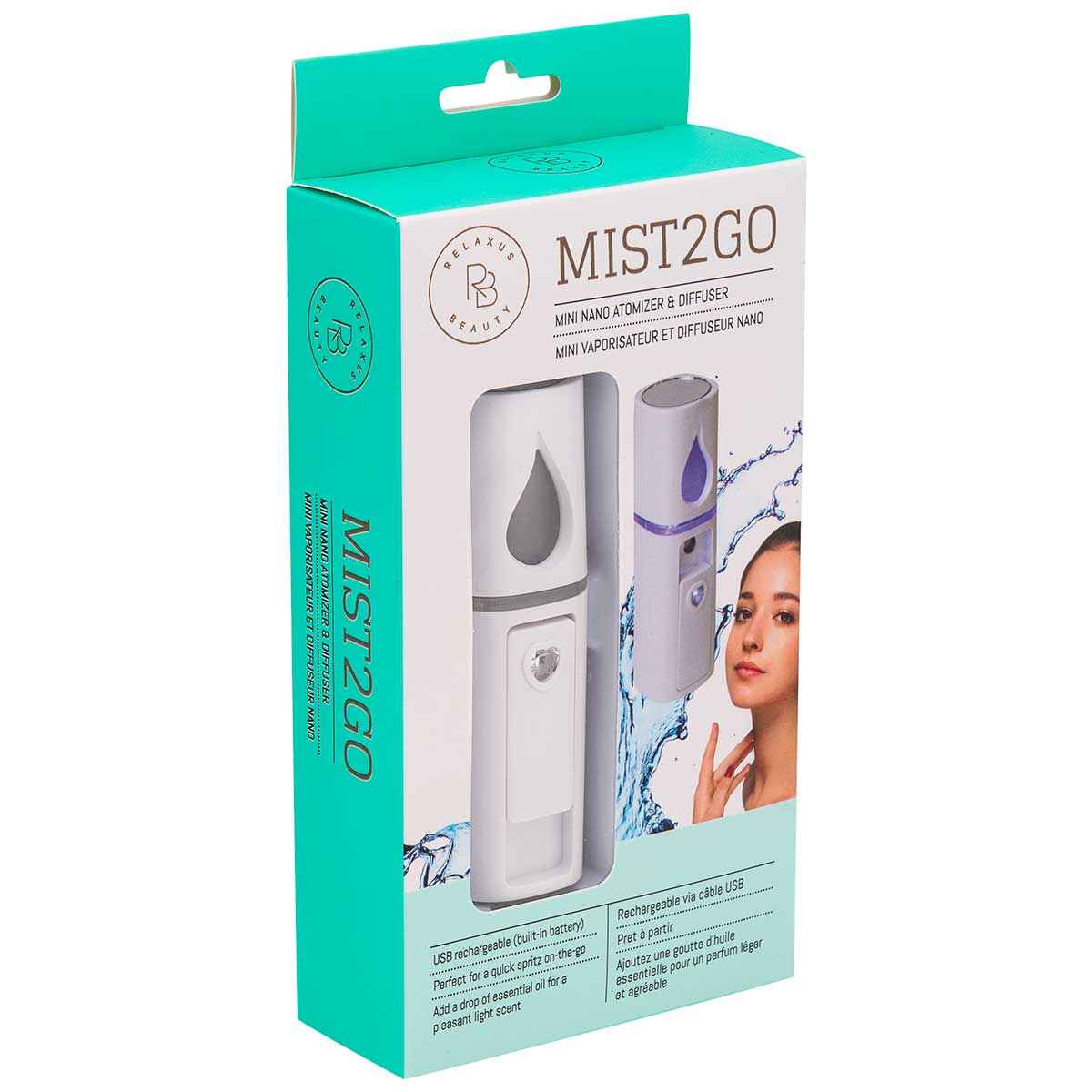 Relaxus Beauty Wholesale Mist 2 Go Mini Atomizer & Diffuser
