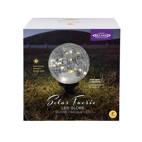 Solar Faerie LED Globe (15 cm) box