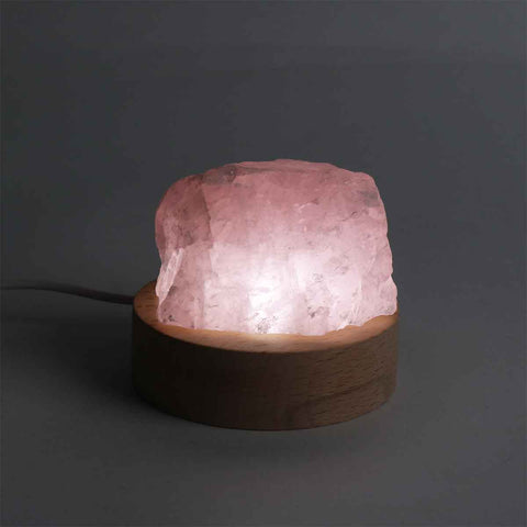 Wholesale Crystal Aura Rose Quartz Healing Lamp