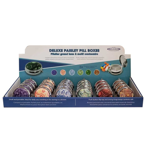 Wholesale Paisley Pill Box