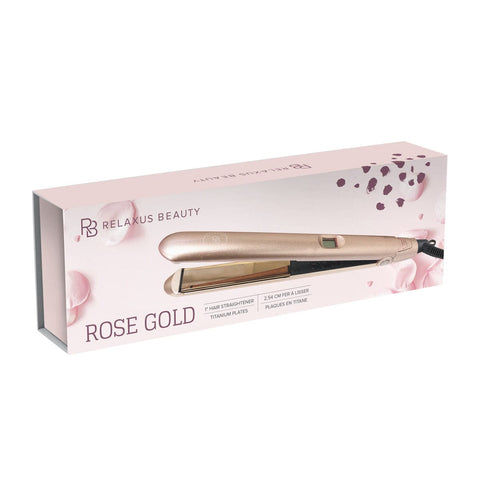 Rose Gold Straightener