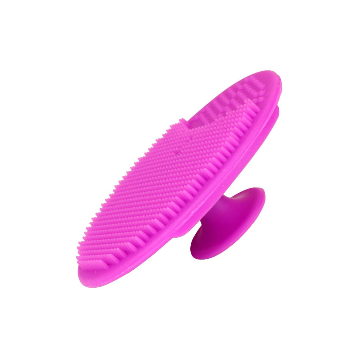 Pretty Polished Silicone Facial Scrubber fuchsia