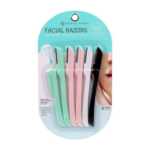 Beauty Razors with Folding Blade packaging