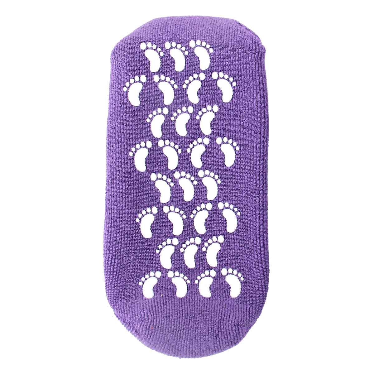 Wholesale Moisturizing Gel Spa Socks Displayer of 12