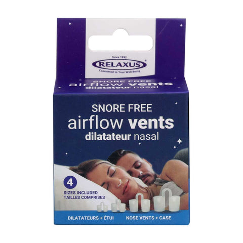 Wholesale Snore Free Air Flow Nasal Vent Insert (4-Pack) Displayer of 12