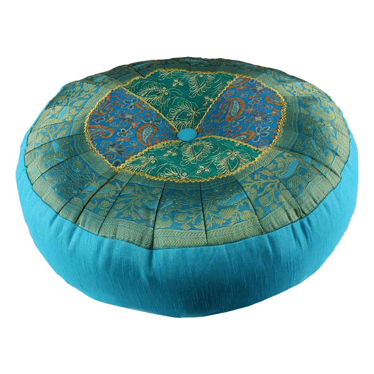 Wholesale Blue Agra Meditation Cushion