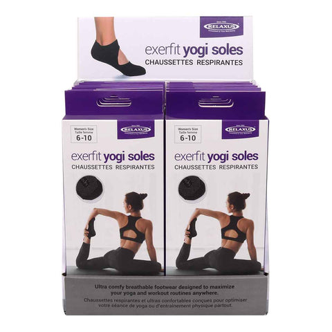 Wholesale Yoga Soles Anti-Slip - Displayer of 12