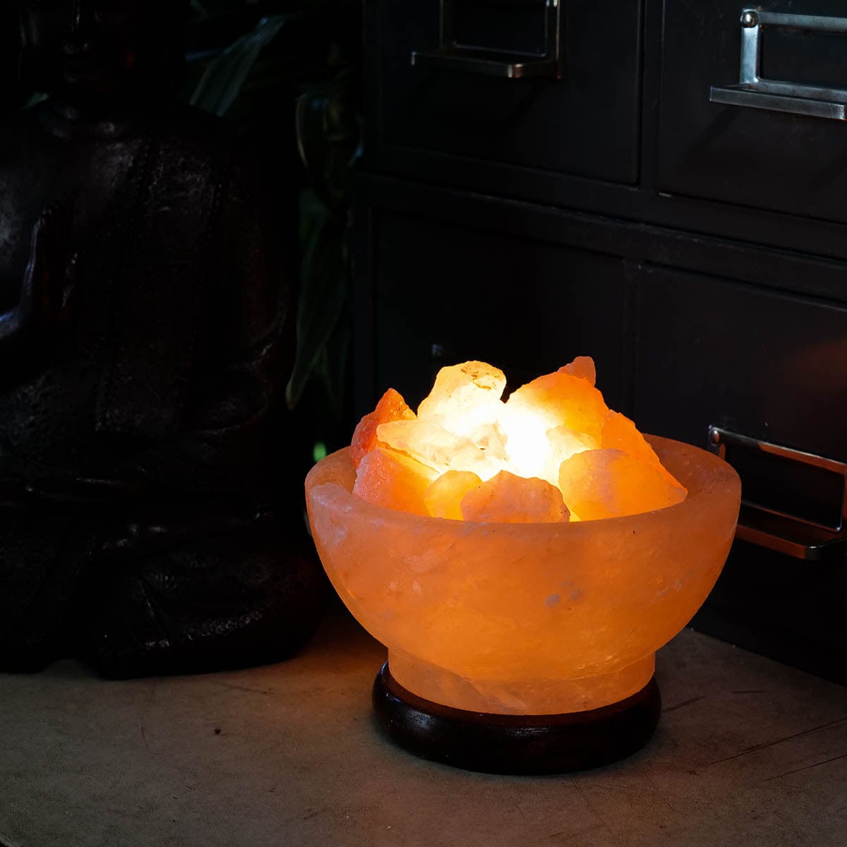 Bowl of Fire Himalayan Salt Lamp