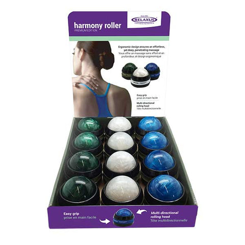 Wholesale Harmony Handheld Massage Rollers (Classic Edition) Displayer of 12