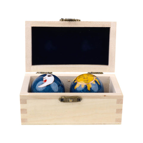 Sun & Moon Baoding Balls in box